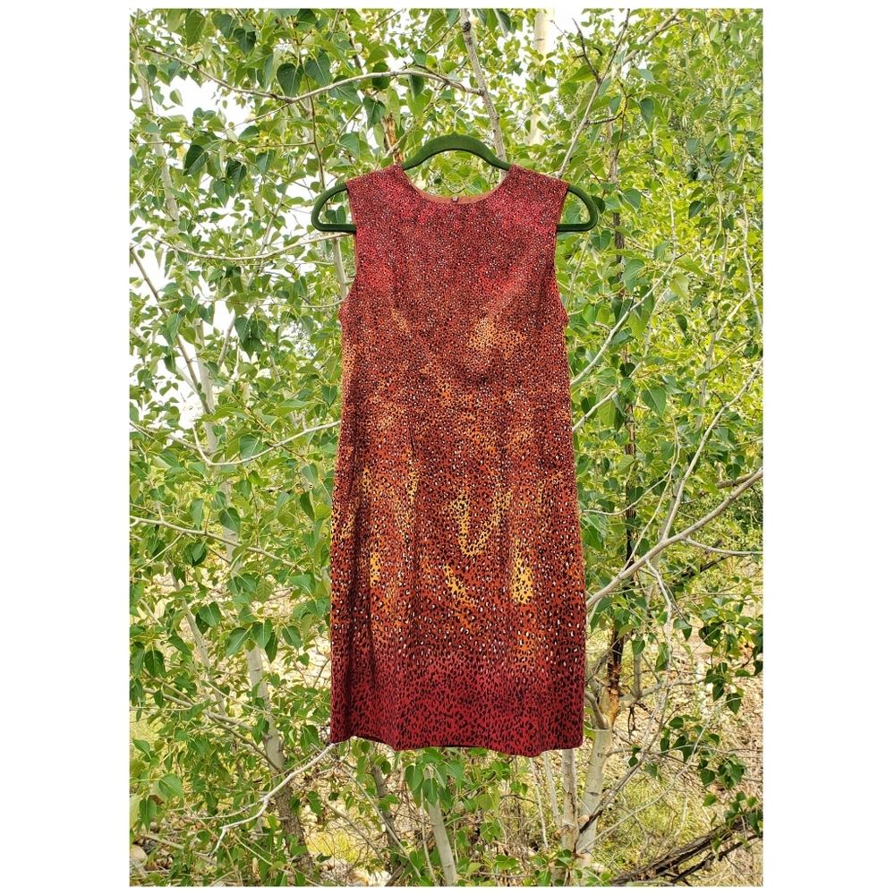 leopard🐆silk dress by NANETTE LEPORE sz6